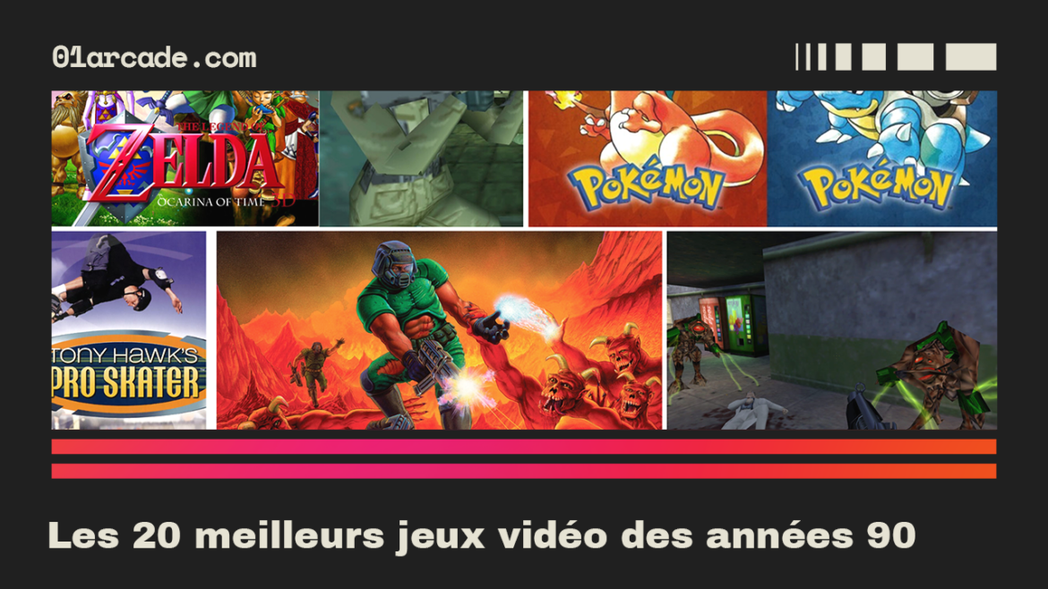 Les 20 meilleurs jeux vidéo des années 90