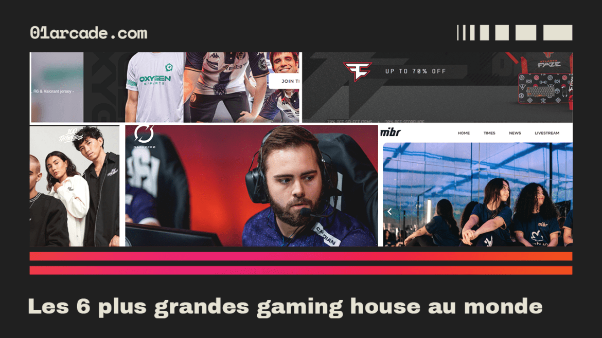 Les 6 plus grandes gaming house au monde