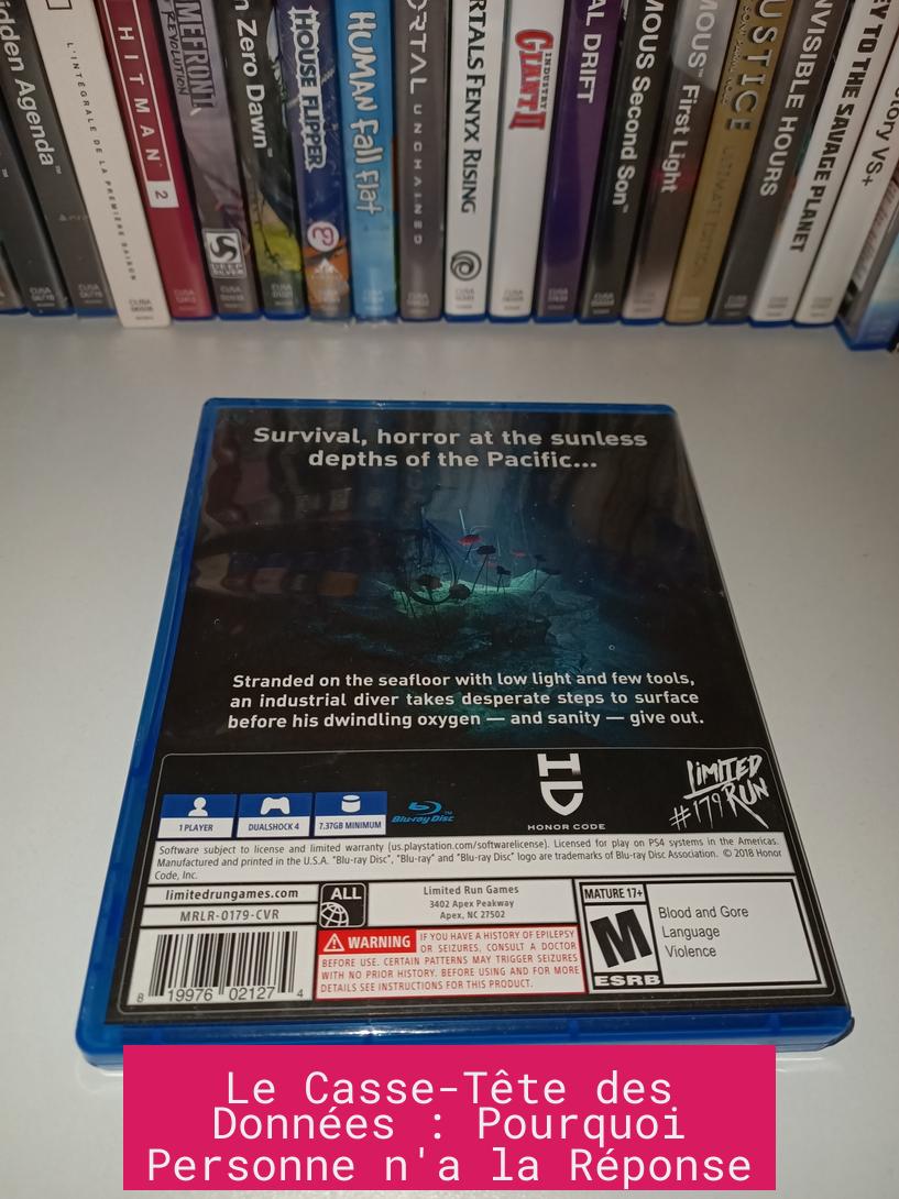 Le Casse-Tête des Données : Pourquoi Personne n'a la Réponse