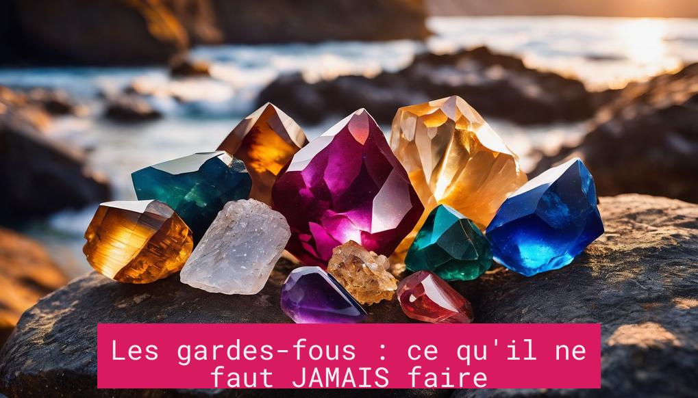 Les gardes-fous : ce qu'il ne faut JAMAIS faire