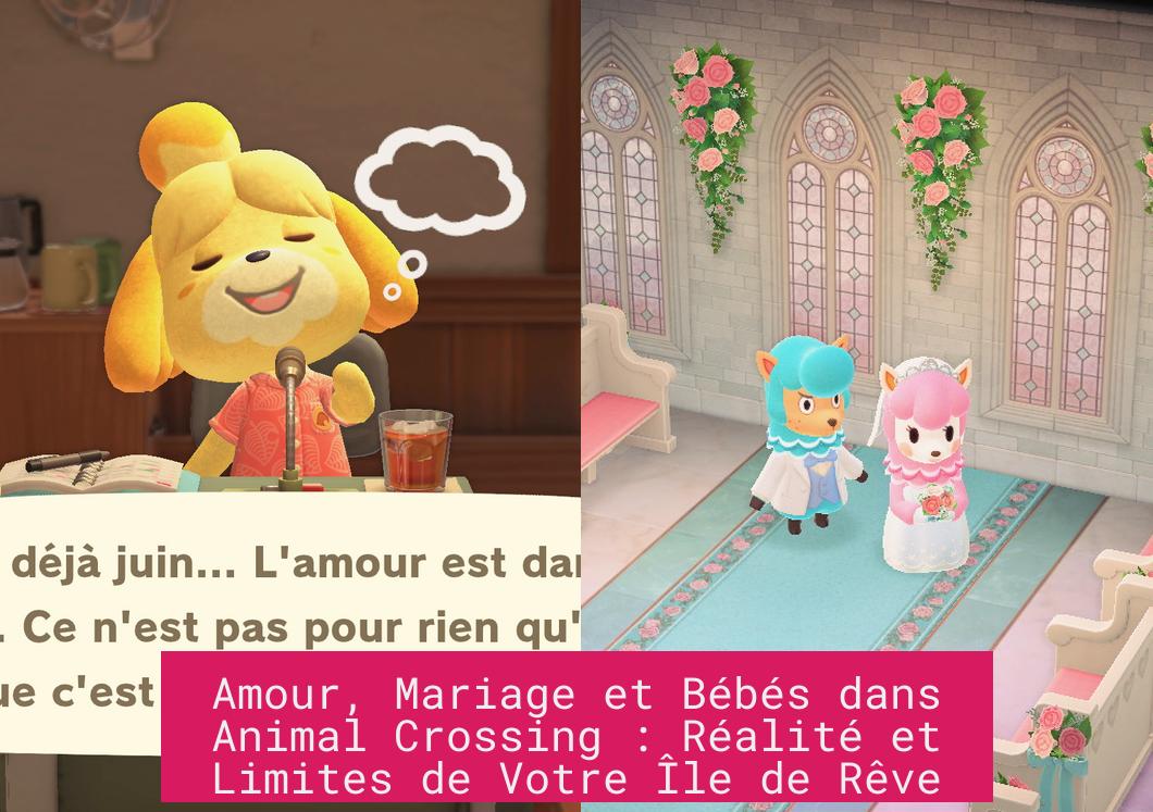 Amour, Mariage et Bébés dans Animal Crossing : Réalité et Limites de Votre Île de Rêve