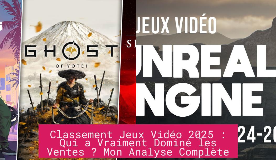 Classement Jeux Vidéo 2025 : Qui a Vraiment Dominé les Ventes ? Mon Analyse Complète