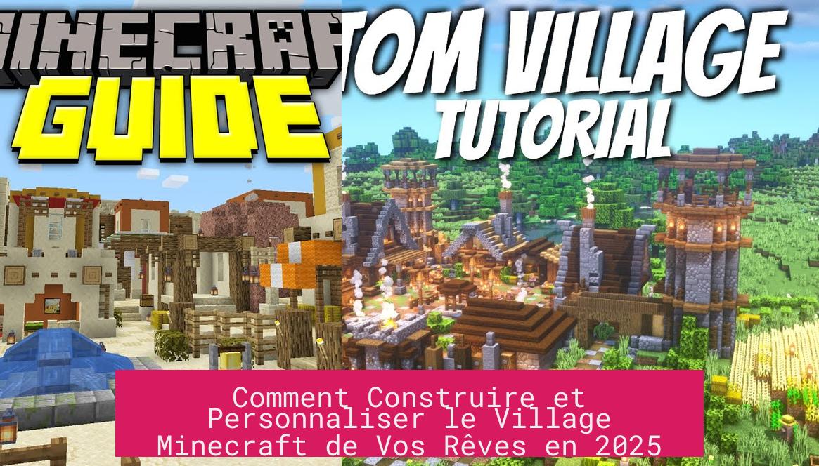 Comment Construire et Personnaliser le Village Minecraft de Vos Rêves en 2025
