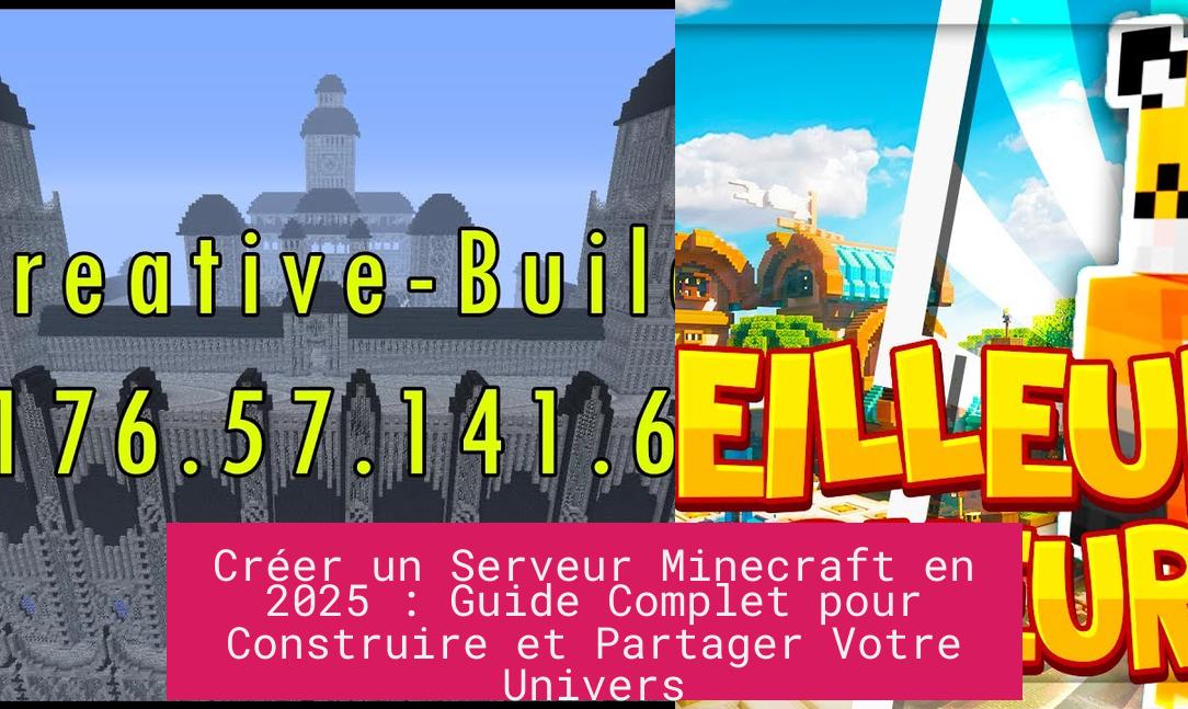 Créer un Serveur Minecraft en 2025 : Guide Complet pour Construire et Partager Votre Univers