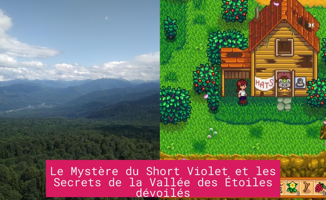 Le Mystère du Short Violet et les Secrets de la Vallée des Étoiles dévoilés