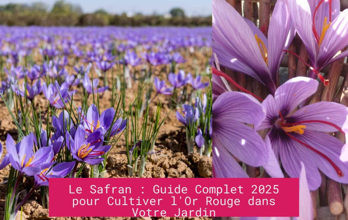 Le Safran : Guide Complet 2025 pour Cultiver l'Or Rouge dans Votre Jardin
