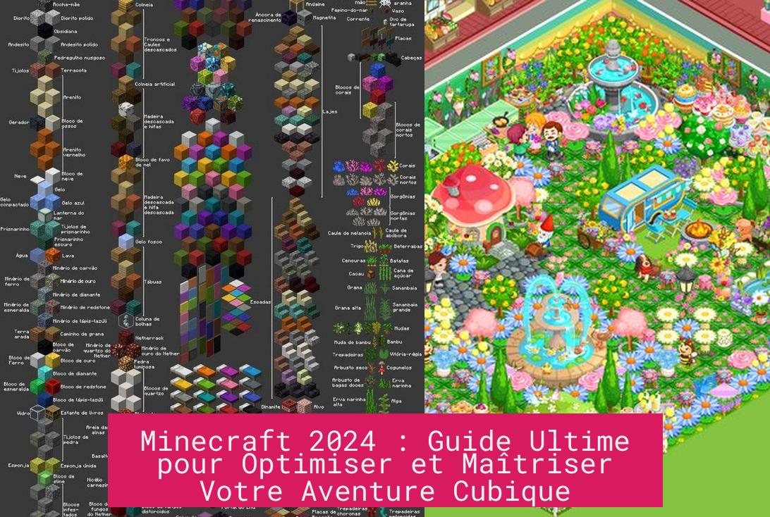 Minecraft 2024 : Guide Ultime pour Optimiser et Maîtriser Votre Aventure Cubique