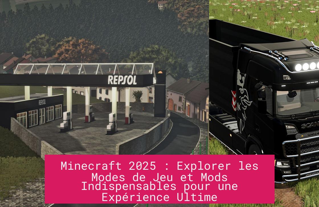 Minecraft 2025 : Explorer les Modes de Jeu et Mods Indispensables pour une Expérience Ultime