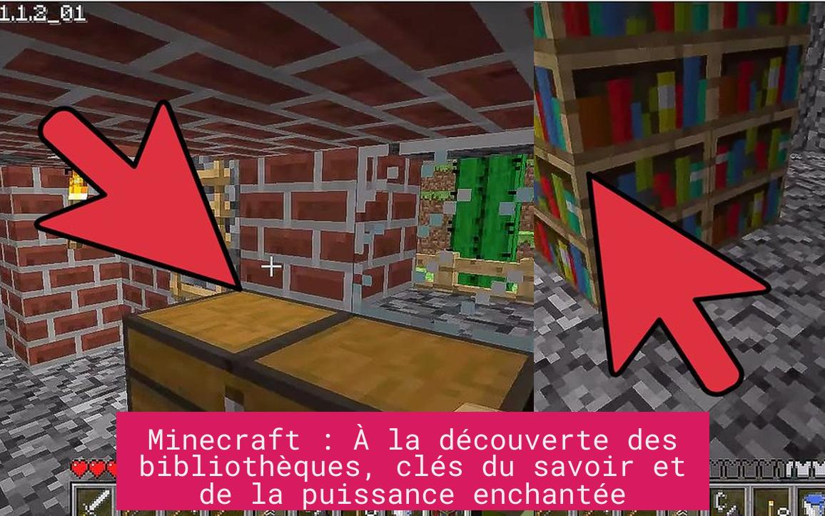 Minecraft : À la découverte des bibliothèques, clés du savoir et de la puissance enchantée