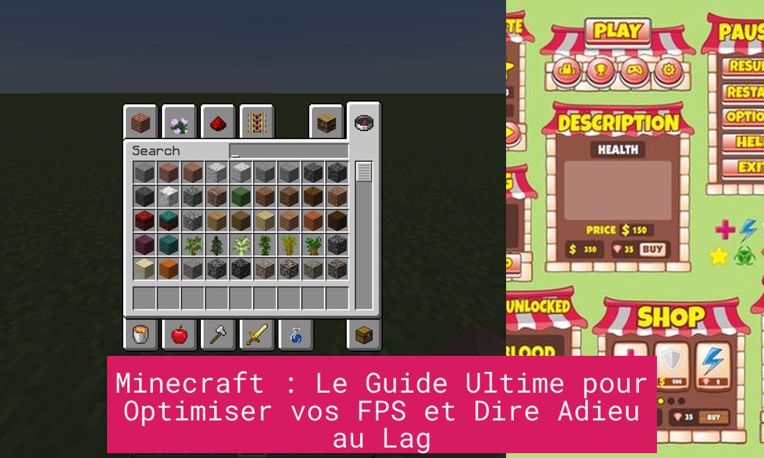 Minecraft : Le Guide Ultime pour Optimiser vos FPS et Dire Adieu au Lag