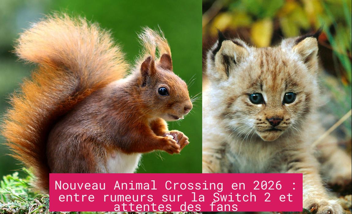 Nouveau Animal Crossing en 2026 : entre rumeurs sur la Switch 2 et attentes des fans