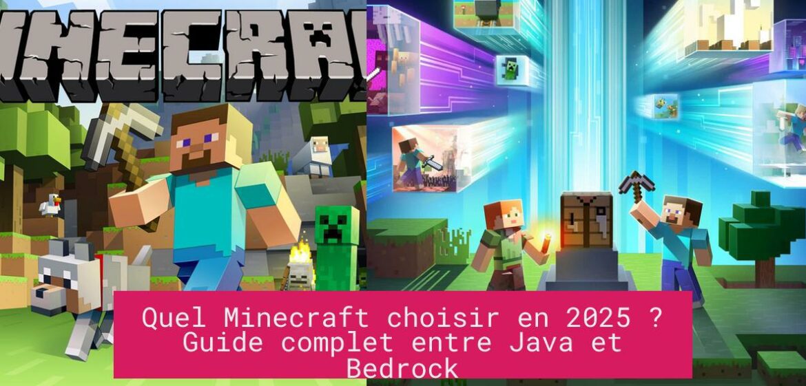 Quel Minecraft choisir en 2025 ? Guide complet entre Java et Bedrock